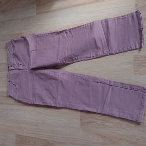 Dusty Pink Colored Amanda Gloria Vanderbilt Denim Jeans size 8 short NWOT